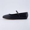 imageCUSHIONAIRE Womens Sleeper Mary Jane Flat with Memory Foam and Wide Widths AvailableBlack