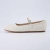 imageCUSHIONAIRE Womens Sleeper Mary Jane Flat with Memory Foam and Wide Widths AvailableCream