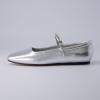 imageCUSHIONAIRE Womens Sleeper Mary Jane Flat with Memory Foam and Wide Widths AvailableSilver Embellished