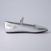 imageCUSHIONAIRE Womens Sleeper Mary Jane Flat with Memory Foam and Wide Widths AvailableSilver Embellished