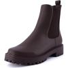 imageCUSHIONAIRE Womens Felix slip on chelsea boot Memory Foam Wide Widths AvailableBrown