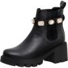 imageCUSHIONAIRE Womens Julie chelsea boot with Jeweled strap Memory FoamBlack