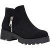 imageCUSHIONAIRE Womens Portia slip on boot Memory FoamBlack Suede