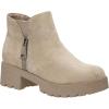 imageCUSHIONAIRE Womens Portia slip on boot Memory FoamTaupe Suede