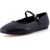 imageCUSHIONAIRE Womens Sleeper Mary Jane Flat with Memory Foam and Wide Widths AvailableBlack