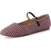 Burgundy Wool Plaid