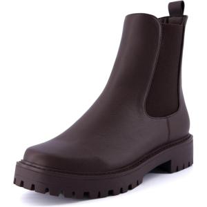 imageCUSHIONAIRE Womens Felix slip on chelsea boot Memory Foam Wide Widths AvailableBrown