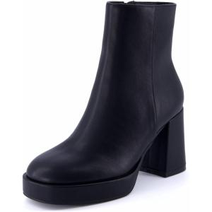 imageCUSHIONAIRE Womens Gallerie platform block heel dress boot Memory Foam Wide Widths AvailableBlack