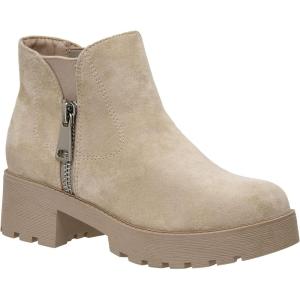 imageCUSHIONAIRE Womens Portia slip on boot Memory FoamTaupe Suede