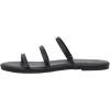 imageCUSHIONAIRE Womens Capri slide Flip Flop Sandal with Memory FoamBlack