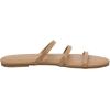imageCUSHIONAIRE Womens Capri slide Flip Flop Sandal with Memory FoamNatural