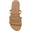 imageCUSHIONAIRE Womens Capri slide Flip Flop Sandal with Memory FoamNatural