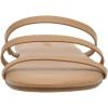 imageCUSHIONAIRE Womens Capri slide Flip Flop Sandal with Memory FoamNatural