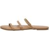 imageCUSHIONAIRE Womens Capri slide Flip Flop Sandal with Memory FoamNatural
