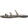 imageCUSHIONAIRE Womens Capri slide Flip Flop Sandal with Memory FoamNatural Snake