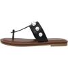 imageCUSHIONAIRE Womens Cindy thong stud sandal Comfort FoamBlack