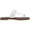 imageCUSHIONAIRE Womens Cindy thong stud sandal Comfort FoamWhite
