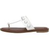 imageCUSHIONAIRE Womens Cindy thong stud sandal Comfort FoamWhite