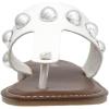 imageCUSHIONAIRE Womens Cindy thong stud sandal Comfort FoamWhite