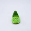 imageCUSHIONAIRE Womens Como Bow Flat with Memory Foam and Wide Widths AvailableLime Patent