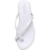 imageCUSHIONAIRE Womens Cove Flip Flop Sandal with Memory FoamWhite