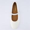imageCUSHIONAIRE Womens Gigi Mary Jane Flat with Memory Foam and Wide Widths AvailableIvory