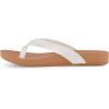 imageCUSHIONAIRE Womens Jacey thong footbed sandal Comfort FoamSilver