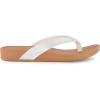 imageCUSHIONAIRE Womens Jacey thong footbed sandal Comfort FoamSilver