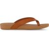 imageCUSHIONAIRE Womens Jacey thong footbed sandal Comfort FoamTan