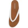 imageCUSHIONAIRE Womens Jacey thong footbed sandal Comfort FoamWhite