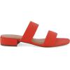 imageCUSHIONAIRE Womens Nolita two band low block heel slide sandal Memory Foam and Wide Widths AvailableCoral
