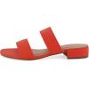 imageCUSHIONAIRE Womens Nolita two band low block heel slide sandal Memory Foam and Wide Widths AvailableCoral