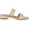 imageCUSHIONAIRE Womens Nolita two band low block heel slide sandal Memory Foam and Wide Widths AvailableGold
