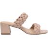 imageCUSHIONAIRE Womens Onyx braided Heel Sandal Memory Foam Wide Widths AvailableNude