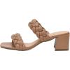 imageCUSHIONAIRE Womens Onyx braided Heel Sandal Memory Foam Wide Widths AvailableTan