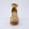 imageCUSHIONAIRE Womens Tanner Leather stack block heel with Memory Foam Padding Wide Widths AvailableSand Nubuck