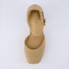 imageCUSHIONAIRE Womens Tanner Leather stack block heel with Memory Foam Padding Wide Widths AvailableSand Nubuck