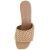 imageCUSHIONAIRE Womens Tasha woven heel sandal Memory FoamBeige