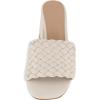 imageCUSHIONAIRE Womens Tasha woven heel sandal Memory FoamIvory