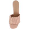 imageCUSHIONAIRE Womens Tasha woven heel sandal Memory FoamPale Blush