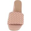 imageCUSHIONAIRE Womens Tasha woven heel sandal Memory FoamPale Blush
