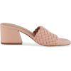 imageCUSHIONAIRE Womens Tasha woven heel sandal Memory FoamPale Blush