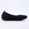 imageCUSHIONAIRE Womens Whiz Hidden Wedge Knit Flat with Memory Foam and Wide Widths AvailableBlack