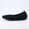 imageCUSHIONAIRE Womens Whiz Hidden Wedge Knit Flat with Memory Foam and Wide Widths AvailableBlack