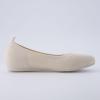 imageCUSHIONAIRE Womens Whiz Hidden Wedge Knit Flat with Memory Foam and Wide Widths AvailableCream