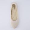 imageCUSHIONAIRE Womens Whiz Hidden Wedge Knit Flat with Memory Foam and Wide Widths AvailableCream
