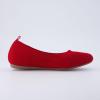 imageCUSHIONAIRE Womens Whiz Hidden Wedge Knit Flat with Memory Foam and Wide Widths AvailableRuby Red