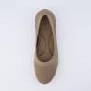 imageCUSHIONAIRE Womens Whiz Hidden Wedge Knit Flat with Memory Foam and Wide Widths AvailableTaupe