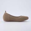 imageCUSHIONAIRE Womens Whiz Hidden Wedge Knit Flat with Memory Foam and Wide Widths AvailableTaupe