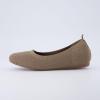 imageCUSHIONAIRE Womens Whiz Hidden Wedge Knit Flat with Memory Foam and Wide Widths AvailableTaupe
